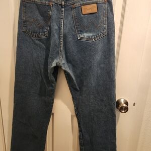 Wrangler Men's Straight Jeans - Blue